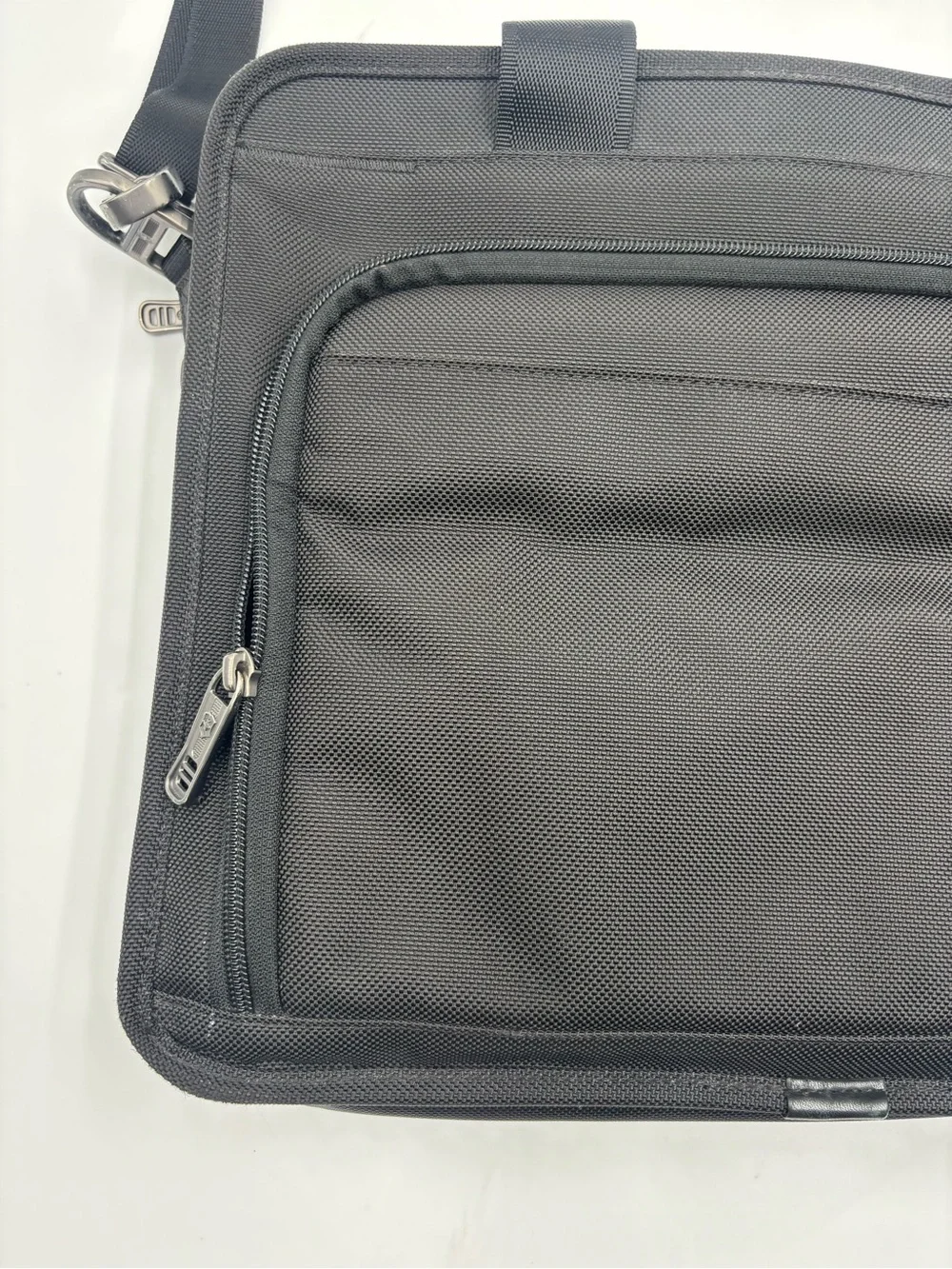 Victorinox Black Laptop Messenger Bag with Padded Strap